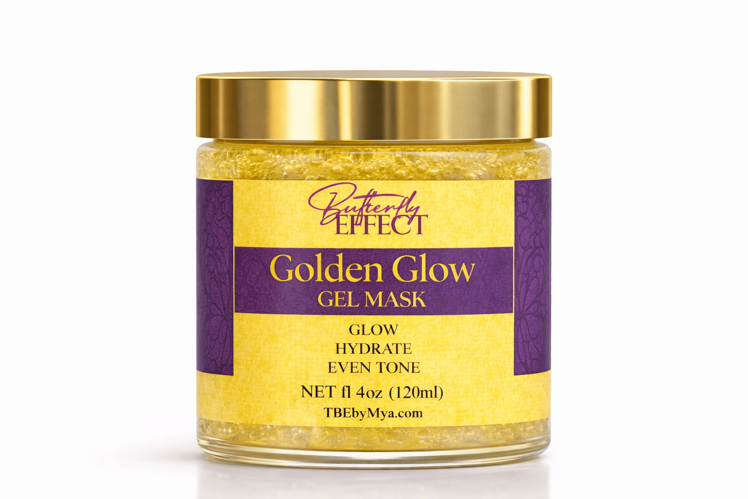 GOLDEN GLOW GEL MASK - The Butterfly Effect