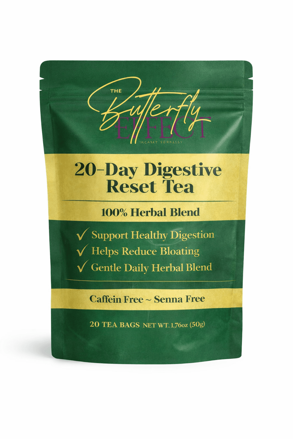 TBE 20 Day Digestive Reset Tea - The Butterfly Effect