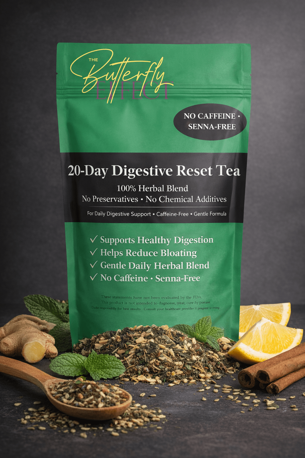 TBE 20 Day Digestive Reset Tea - The Butterfly Effect