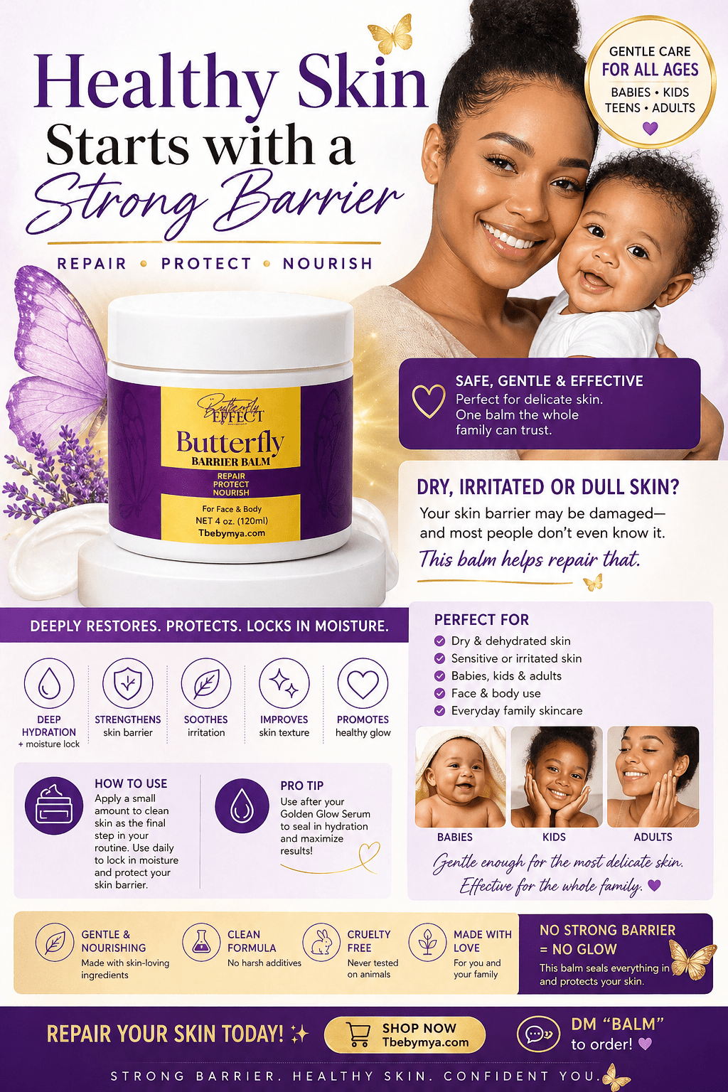 TBE BUTTERFLY BARRIER BALM - The Butterfly Effect